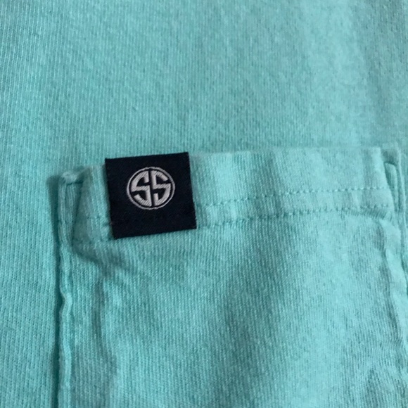 Simply southern long sleeve turquoise T-shirt - Picture 4 of 5